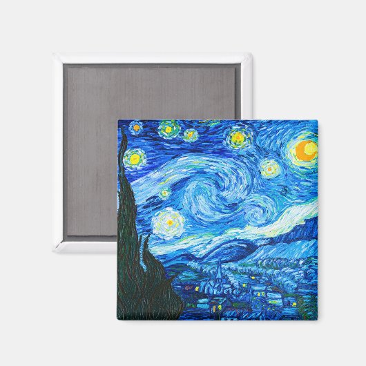 Aimant Nuit Van Gogh Starry (Recto/Verso)