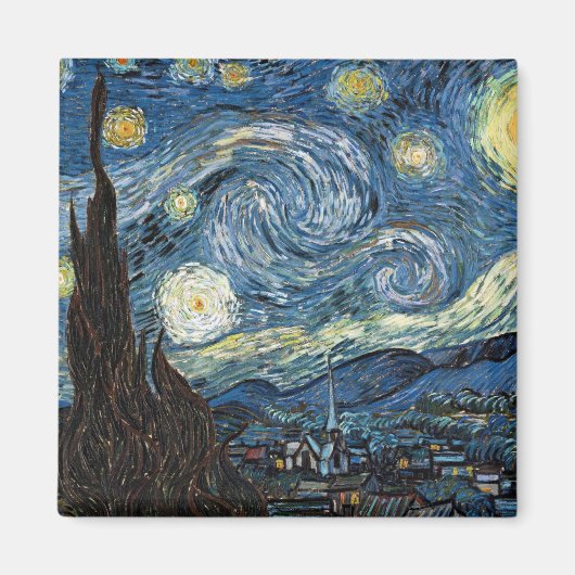Aimant Nuit Van Gogh Starry (Devant)