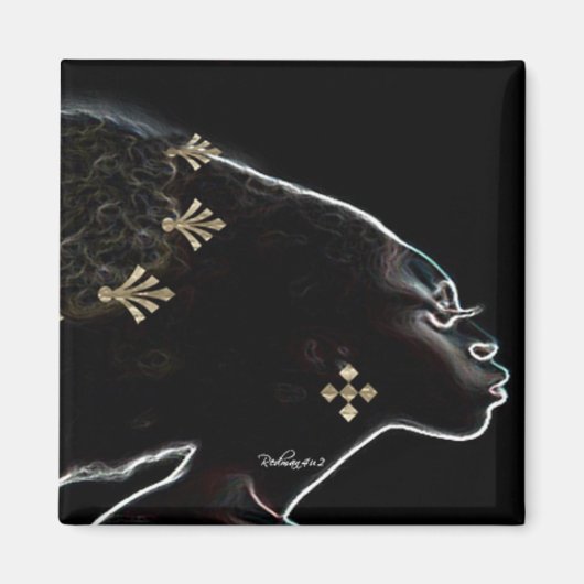 Aimant Nuits Africaines En Or (Devant)