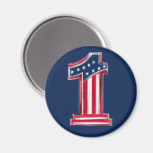 Aimant Number 1 American (Recto/Verso)