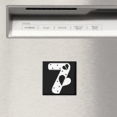 Aimant Number 7 Hearts Love 67 Couple Matching Christmas (In Situ (Lave-vaisselle))