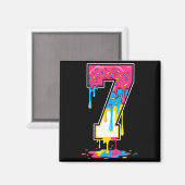 Aimant Number 7 Team Srts Ice Cream Drip Matching Varsity (Recto/Verso)