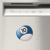AIMANT NUMÉRO 10 BILLIARDS BALL (In Situ (Lave-vaisselle))