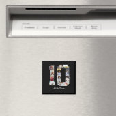 Aimant Numéro 10 Collage photo (In Situ (Lave-vaisselle))