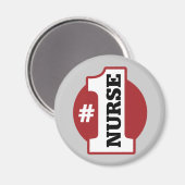 Aimant Numéro 1 Infirmière (Recto/Verso)