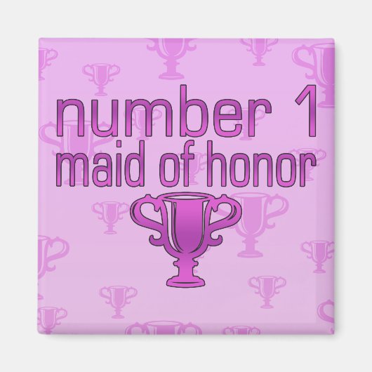 Aimant Numéro 1 Maid of Honor (Devant)