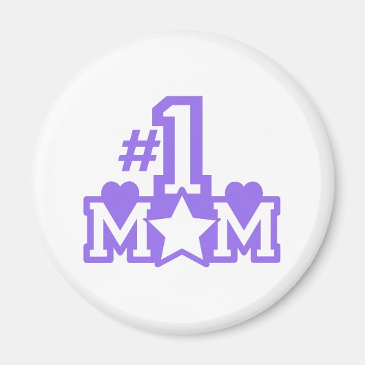 Aimant Numéro 1 maman (Devant)