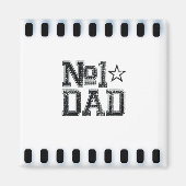 Aimant Numéro 1 papa (Devant)