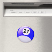 Aimant Numéro 27 Billard Ball (In Situ (Lave-vaisselle))