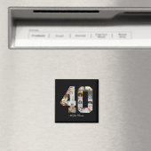 Aimant Numéro 40 - Collage photo (In Situ (Lave-vaisselle))