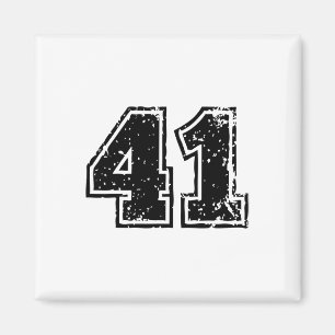 Aimant Numéro 41 Quarante et un pied Vendre l'équipe de l