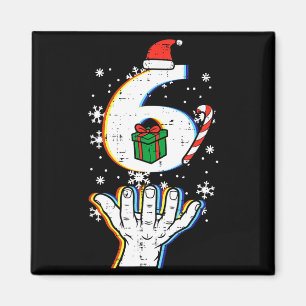 Aimant Numéro 6 correspondant au mème 67 de Noël 6 7 Xmas