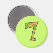 Aimant Numéro 7 (Recto/Verso)