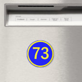 Aimant numéro, 73, dans un cercle (In Situ (Lave-vaisselle))
