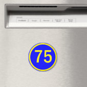 Aimant numéro, 75, dans un cercle (In Situ (Lave-vaisselle))