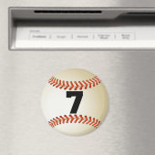 Aimant Numéro 7 Baseball (In Situ (Lave-vaisselle))