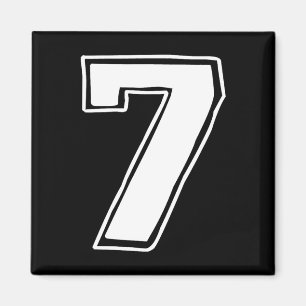 Aimant Numéro 7 Six Sept 6 7 Meme 67 Drôle 7e Anniversair