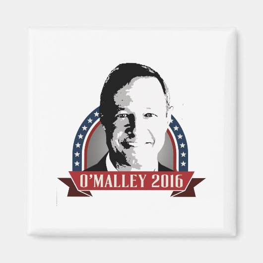 Aimant Numéro de bannière de la campagne O'Malley 2016 (Devant)