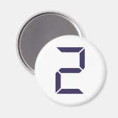 Aimant Numéro - Deux - 2 (Recto/Verso)