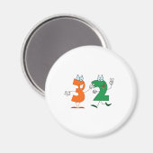 Aimant Numéro heureux 32 (Recto/Verso)