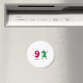 Aimant Numéro heureux 92 (In Situ (Lave-vaisselle))