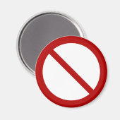 Aimant Numéro international officiel ISO 3864-1 (Recto/Verso)