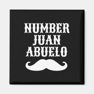 Aimant Numéro Juan Abuelo Espagnol Mexicain Meilleurs Cad