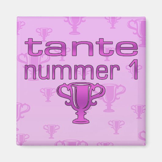 Aimant Numéro Tante 1 (Devant)