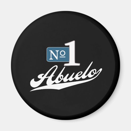 Aimant Numéro Un Abuelo (2) (Devant)