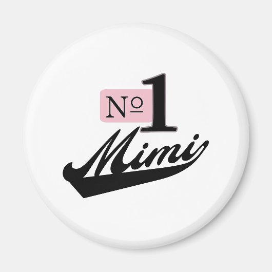 Aimant Numéro Un Mimi (Devant)