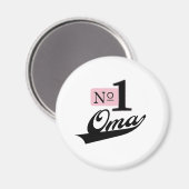 Aimant Numéro un Oma (Recto/Verso)