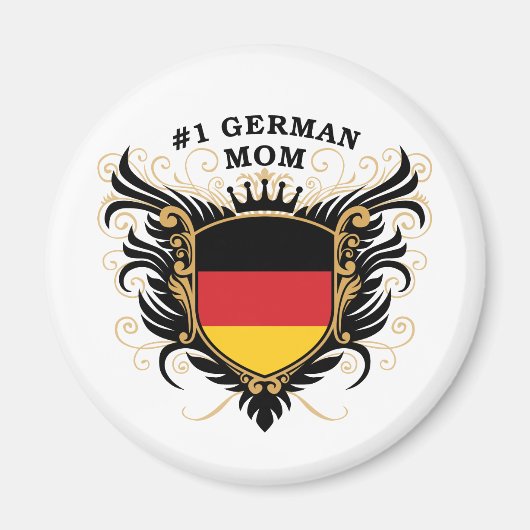 Aimant Numéro Une mère allemande (Devant)