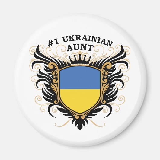 Aimant Numéro une tante ukrainienne (Devant)