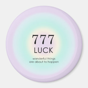 Aimant Numéros d'ange Numérologie 777 Chuck