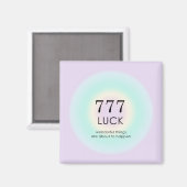 Aimant Numéros d'ange Numérologie 777 Chuck (Recto/Verso)