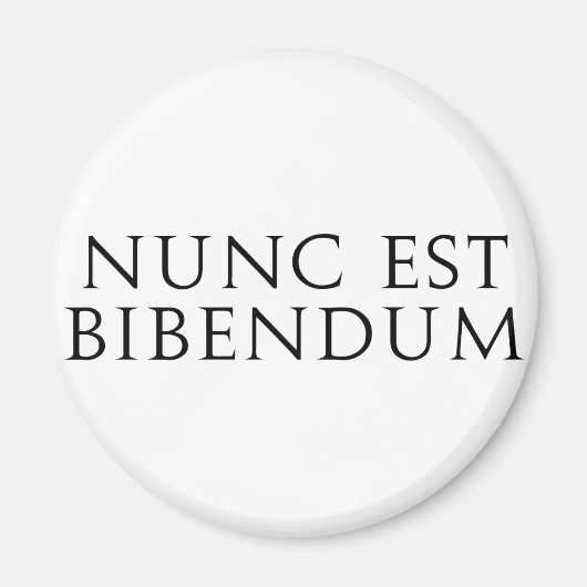 Aimant Nunc Est Bibendum (Devant)