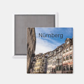 Aimant Nuremberg Cityscape Bavière Allemagne Souvenir (Recto/Verso)