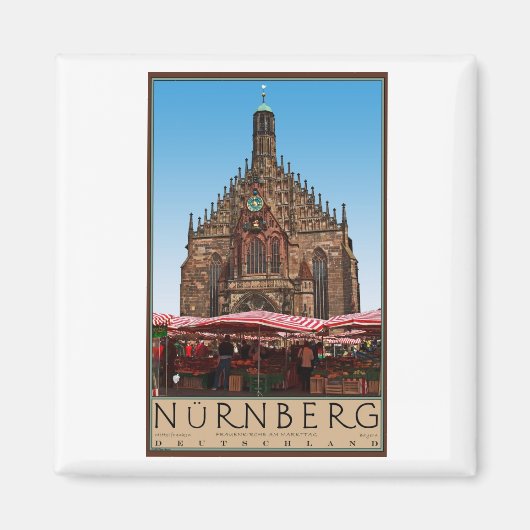 Aimant Nürnberg - Frauenkirche (Devant)
