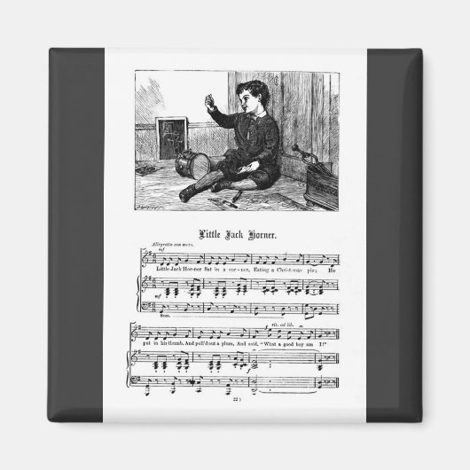 Aimant Nursery Rhyme Jack Korner (Devant)