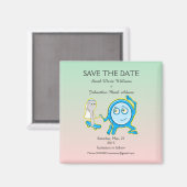 Aimant Nursery Rhyme Mariage (Recto/Verso)