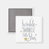 Aimant Nursery Rhymes Image Twinkle Twinkle Little Design (Recto/Verso)