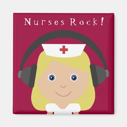 Aimant Nurses Rock ! (Devant)