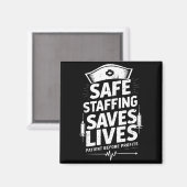 Aimant Nurses Strike Save Nursing Suprt Safe Staffing Sav (Recto/Verso)