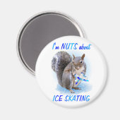 Aimant Nut de patinage sur glace (Recto/Verso)
