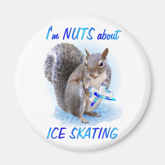 Aimant Nut de patinage sur glace (Devant)