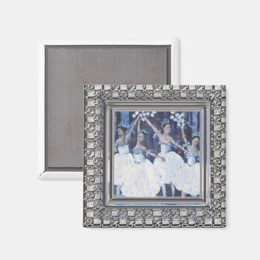 Aimant Nutcracker ballet miniature (Recto/Verso)