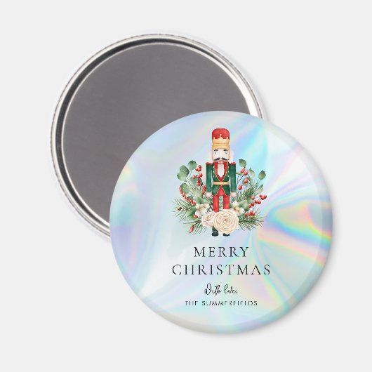 Aimant Nutcracker Script Christmas Holiday Keepsake (Recto/Verso)