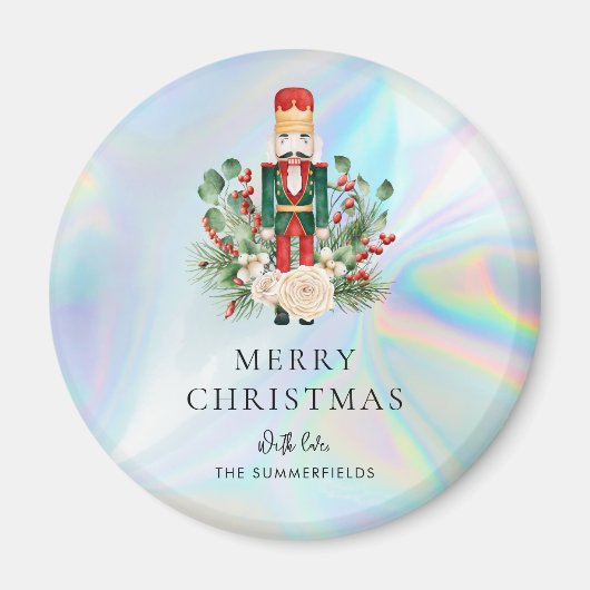 Aimant Nutcracker Script Christmas Holiday Keepsake (Devant)