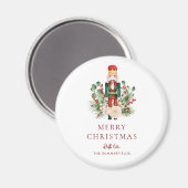 Aimant Nutcracker Script Greenery Christmas Holiday (Recto/Verso)
