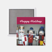 Aimant Nutcrackers de Noël (Recto/Verso)